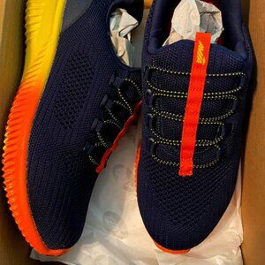 Avia Kids Sneakers size 3.5 Navy Blue/Orange /yellow